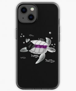 Demisexual Turtle iPhone Soft Case RB0403 product Offical demisexual flag Merch