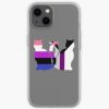 Genderfluid Demisexual Pride Cats iPhone Soft Case RB0403 product Offical demisexual flag Merch