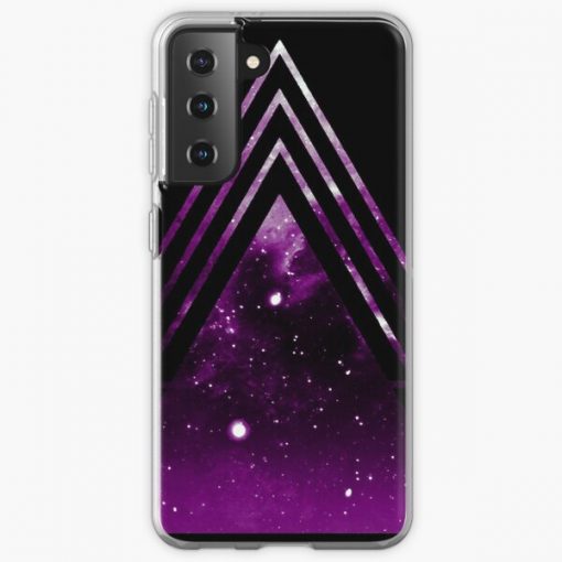 Demisexual Pride Layered Galaxy Triangles Samsung Galaxy Soft Case RB0403 product Offical demisexual flag Merch