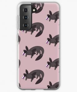 Melanistic Pride Axolotl- Demisexual/Demi Samsung Galaxy Soft Case RB0403 product Offical demisexual flag Merch