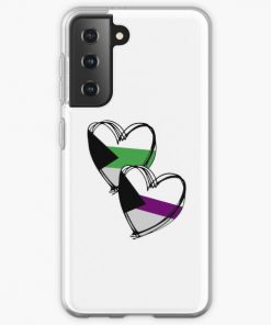 Demisexual and Demiromantic heart Samsung Galaxy Soft Case RB0403 product Offical demisexual flag Merch