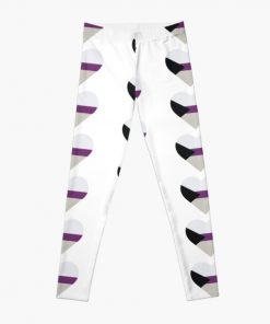 Demisexual Pride Heart Leggings RB0403 product Offical demisexual flag Merch