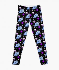 Hippo Astronaut Demisexual Pride Leggings RB0403 product Offical demisexual flag Merch