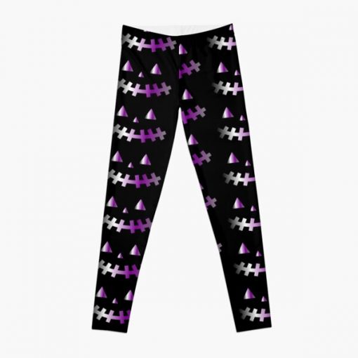 demisexual halloween face Leggings RB0403 product Offical demisexual flag Merch