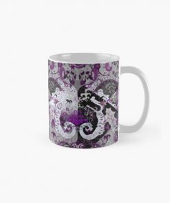 Demisexual Dragon Damask -- Demisexual Pride Flag Colors Classic Mug RB0403 product Offical demisexual flag Merch