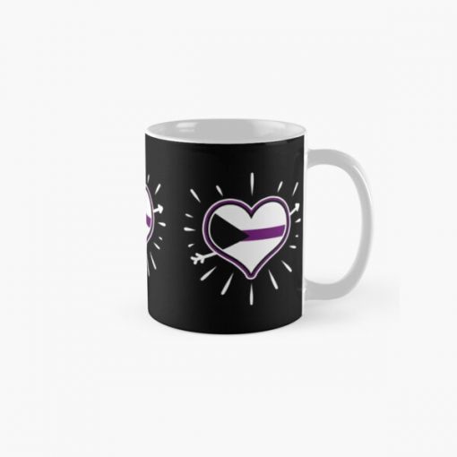 Demisexual Heart For Demisexual Pride Day Classic Mug RB0403 product Offical demisexual flag Merch