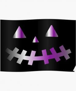 demisexual halloween face Poster RB0403 product Offical demisexual flag Merch