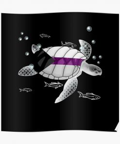 Demisexual Turtle Poster RB0403 product Offical demisexual flag Merch