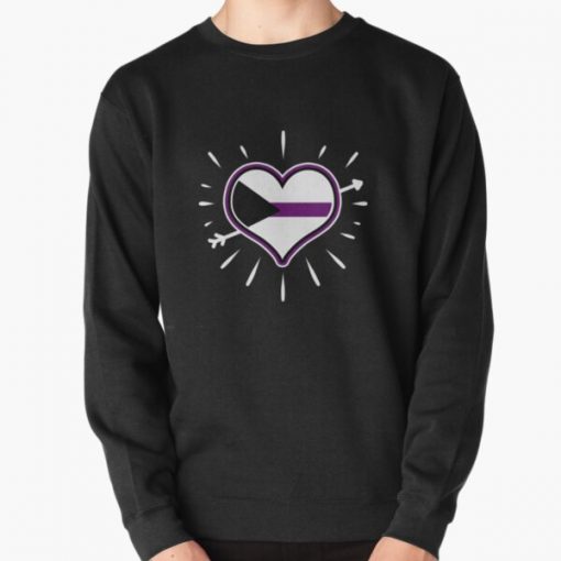 Demisexual Heart For Demisexual Pride Day Pullover Sweatshirt RB0403 product Offical demisexual flag Merch