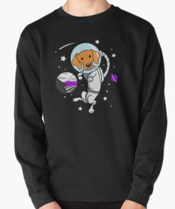 Dog Astronaut Demisexual Pride Pullover Sweatshirt RB0403 product Offical demisexual flag Merch