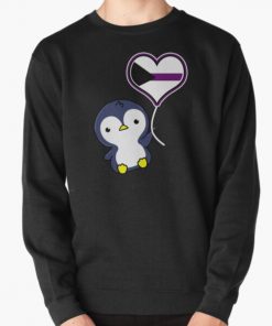 Penguin Balloon Demisexual Pride Pullover Sweatshirt RB0403 product Offical demisexual flag Merch