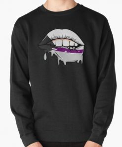 Dripping Lips Demisexual Pride Pullover Sweatshirt RB0403 product Offical demisexual flag Merch