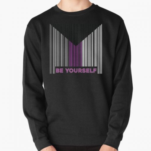 Be Yourself Demisexual Pride Pullover Sweatshirt RB0403 product Offical demisexual flag Merch