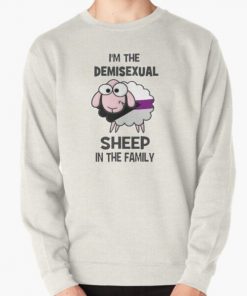 Demisexual Sheep Demisexual Activism Demisexual Flag Demisexual Colors Demisexual Supporter Funny Demisexual Meme Gift Demisexuality Gift LGBT LGBTQ Gay Pullover Sweatshirt RB0403 product Offical demisexual flag Merch