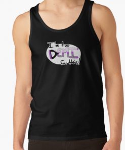 TOO DEMI FOR THIS! Tank Top RB0403 product Offical demisexual flag Merch