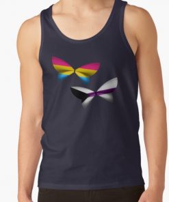 Pan Demisexual Pride Butterflies Tank Top RB0403 product Offical demisexual flag Merch