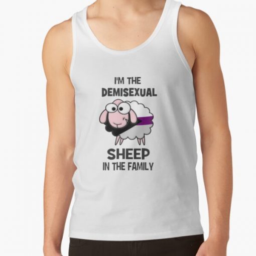 Demisexual Sheep Demisexual Activism Demisexual Flag Demisexual Colors Demisexual Supporter Funny Demisexual Meme Gift Demisexuality Gift LGBT LGBTQ Gay Tank Top RB0403 product Offical demisexual flag Merch