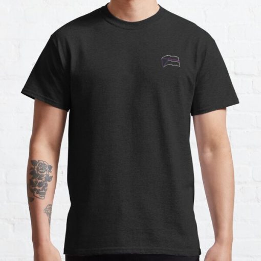 demisexual neon pride flag Classic T-Shirt RB0403 product Offical demisexual flag Merch