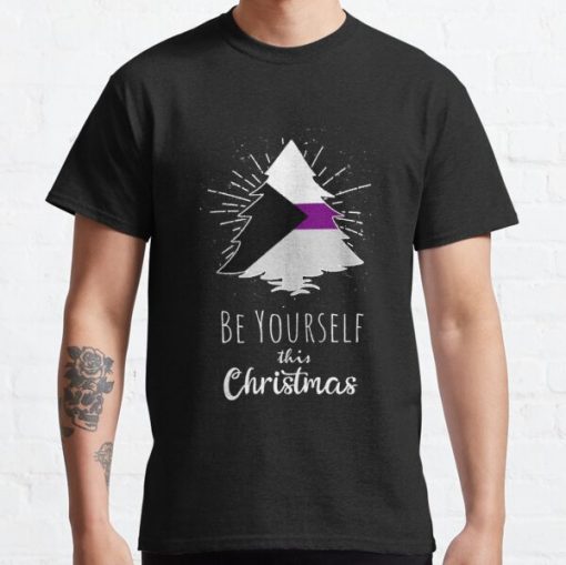 Demisexual Christmas Demisexuality Be Yourself Classic T-Shirt RB0403 product Offical demisexual flag Merch