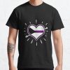 Demisexual Heart For Demisexual Pride Day Classic T-Shirt RB0403 product Offical demisexual flag Merch