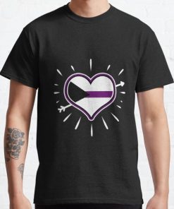 Demisexual Heart For Demisexual Pride Day Classic T-Shirt RB0403 product Offical demisexual flag Merch