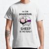 Demisexual Sheep Demisexual Activism Demisexual Flag Demisexual Colors Demisexual Supporter Funny Demisexual Meme Gift Demisexuality Gift LGBT LGBTQ Gay Classic T-Shirt RB0403 product Offical demisexual flag Merch
