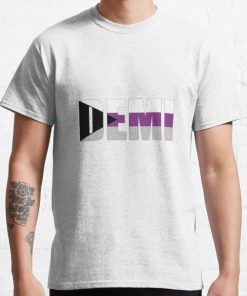 Demisexual DEMI Demisexual Activism Demisexual Flag Demisexual Colors Demisexual Supporter Funny Demisexual Meme Gift Demisexuality Gift LGBT LGBTQ Gay Classic T-Shirt RB0403 product Offical demisexual flag Merch