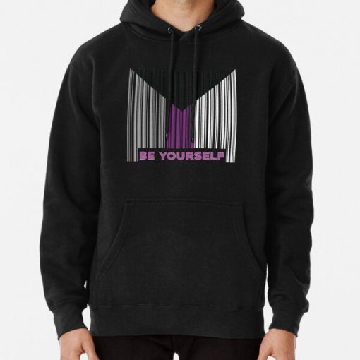 Be Yourself Demisexual Pride Pullover Hoodie RB0403 product Offical demisexual flag Merch