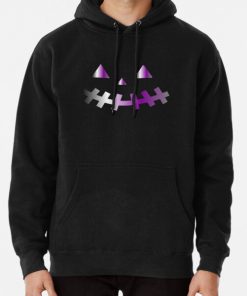 demisexual halloween face Pullover Hoodie RB0403 product Offical demisexual flag Merch