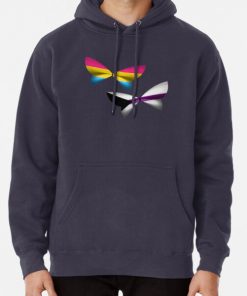 Pan Demisexual Pride Butterflies Pullover Hoodie RB0403 product Offical demisexual flag Merch