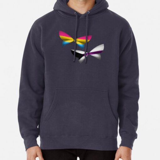 Pan Demisexual Pride Butterflies Pullover Hoodie RB0403 product Offical demisexual flag Merch