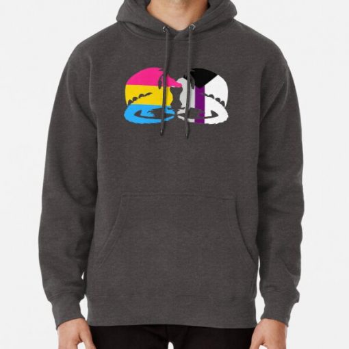 Pan Demisexual Pride Dragons Pullover Hoodie RB0403 product Offical demisexual flag Merch