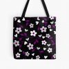 Demisexual Pride Flowers and Vines Pattern All Over Print Tote Bag RB0403 product Offical demisexual flag Merch