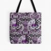 Demisexual Dragon Damask -- Demisexual Pride Flag Colors All Over Print Tote Bag RB0403 product Offical demisexual flag Merch