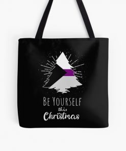Demisexual Christmas Demisexuality Be Yourself All Over Print Tote Bag RB0403 product Offical demisexual flag Merch