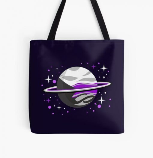 Demisexual Outer Space Planet Demisexual Pride All Over Print Tote Bag RB0403 product Offical demisexual flag Merch