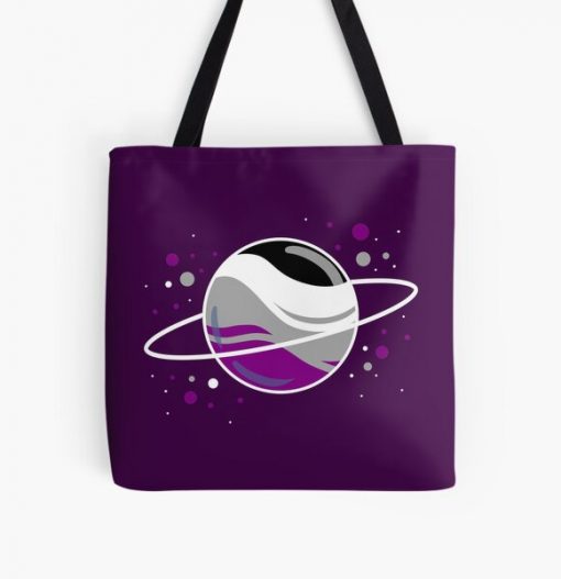 Demisexual Outer Space Planet Demisexual Pride All Over Print Tote Bag RB0403 product Offical demisexual flag Merch