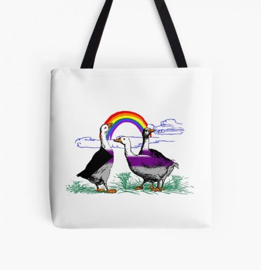 Demisexual Pride Geese All Over Print Tote Bag RB0403 product Offical demisexual flag Merch