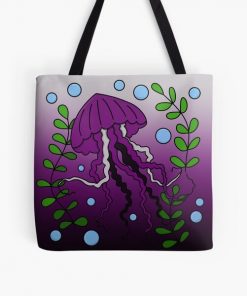 Inconspicuous Demisexual Jellyfish All Over Print Tote Bag RB0403 product Offical demisexual flag Merch