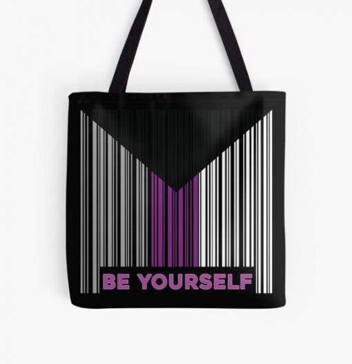 Be Yourself Demisexual Pride All Over Print Tote Bag RB0403 product Offical demisexual flag Merch