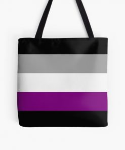 Demisexual Pride Stripes All Over Print Tote Bag RB0403 product Offical demisexual flag Merch