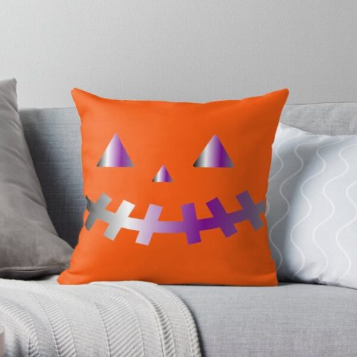 pumpkin demisexual Throw Pillow RB0403 product Offical demisexual flag Merch