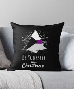 Demisexual Christmas Demisexuality Be Yourself Throw Pillow RB0403 product Offical demisexual flag Merch