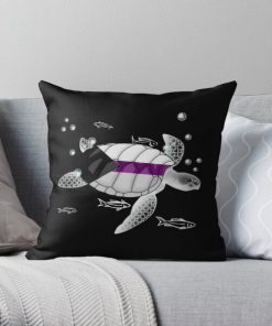 Demisexual Turtle Throw Pillow RB0403 product Offical demisexual flag Merch