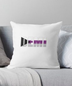 Demisexual DEMI Demisexual Activism Demisexual Flag Demisexual Colors Demisexual Supporter Funny Demisexual Meme Gift Demisexuality Gift LGBT LGBTQ Gay Throw Pillow RB0403 product Offical demisexual flag Merch
