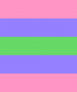 Trigender Pride Flag PN0112 2x3 ft (60x90 cm) Official PAN FLAG Merch
