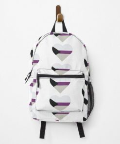 Demisexual Pride Heart Backpack RB0403 product Offical demisexual flag Merch