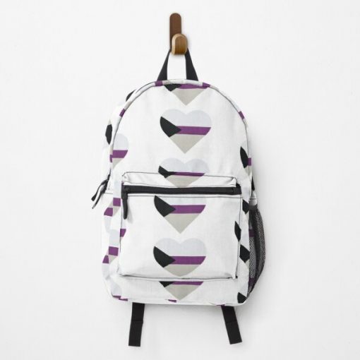 Demisexual Pride Heart Backpack RB0403 product Offical demisexual flag Merch