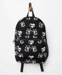 Raccoon Couple Demisexual Pride Backpack RB0403 product Offical demisexual flag Merch