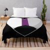Demisexual Pride Heart Gift, Demisexuality Love, Demisexual Love is Love LGBT+ Throw Blanket RB0403 product Offical demisexual flag Merch
